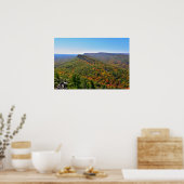 Blick auf den Shawangunk-Rücken im Herbst Poster (Küche)
