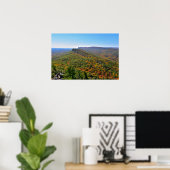 Blick auf den Shawangunk-Rücken im Herbst Poster (Heimbüro)
