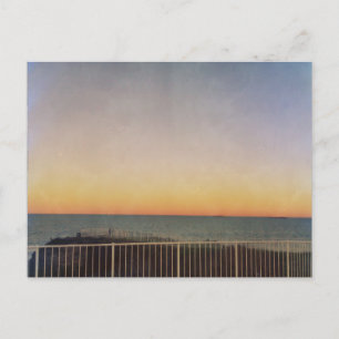Blick auf den Sonnenuntergang Postkarte