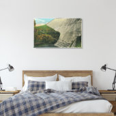 Blick auf den Staudamm von Ashokan Leinwanddruck (Insitu (Schlafzimmer))