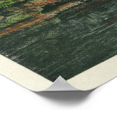 Blick auf den Staudamm von Ashokan Poster (Ecke)