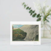 Blick auf den Staudamm von Ashokan Postkarte (Stehend Vorderseite)