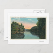 Blick auf den Staudamm von Ashokan Postkarte (Vorne/Hinten)