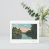 Blick auf den Staudamm von Ashokan Postkarte (Stehend Vorderseite)