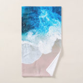 Blick auf den Strand Badhandtuch Set (Handtuch)