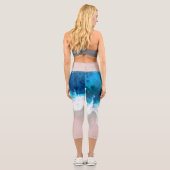Blick auf den Strand Capri Leggings (Rückseite)