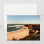 Blick auf den Strand der Goleta-Küste Postkarte (Vorne/Hinten)