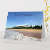 Blick auf den Strand groß Karte (Gelbe Blume)