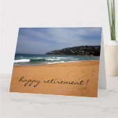 Blick auf den Strand groß Karte (Vorderseite)