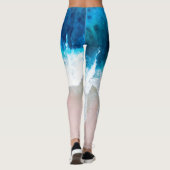 Blick auf den Strand Leggings (Rückseite)