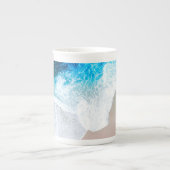 Blick auf den Strand Porzellantasse (Vorderseite)