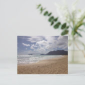Blick auf den Strand Postkarte (Stehend Vorderseite)
