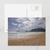 Blick auf den Strand Postkarte (Vorne/Hinten)