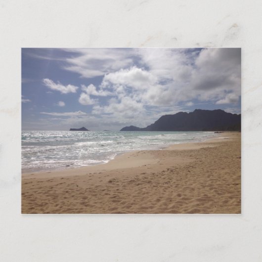 Blick auf den Strand Postkarte (Vorderseite)