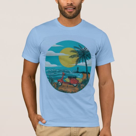 BLICK AUF DEN STRAND T-Shirt (Vorderseite)