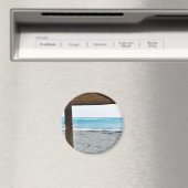 Blick auf den Strand unter dem Sonnenschirm Magnet (In Situ (Geschirrspüler))