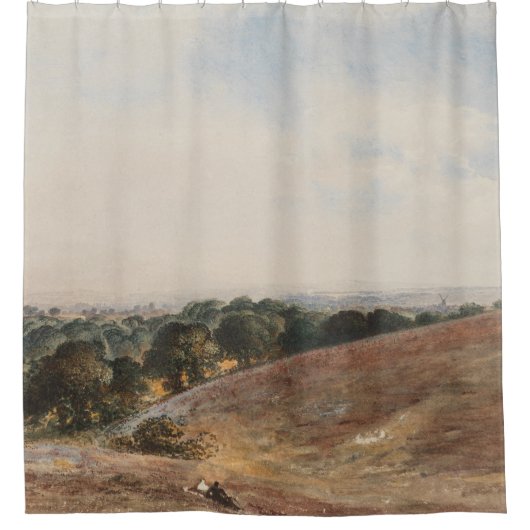 Blick auf den Süden - John Martin Duschvorhang (Vorderseite)