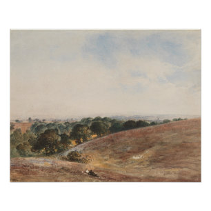 Blick auf den Süden - John Martin Poster