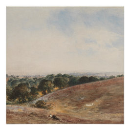 Blick auf den Süden - John Martin Poster