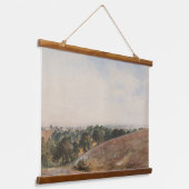 Blick auf den Süden - John Martin Wandteppich Mit Holzrahmen (Gewinkelt)