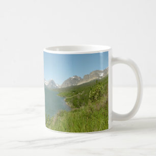Blick auf den Swiftcurrent Lake im Glacier-Nationa Kaffeetasse