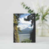 Blick auf den Thielsen über den Diamantensee. Postkarte (Stehend Vorderseite)