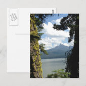 Blick auf den Thielsen über den Diamantensee. Postkarte (Vorne/Hinten)