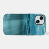 Blick auf den tiefen Ozean iPhone 15 Hülle (Rückseite (Horizontal))