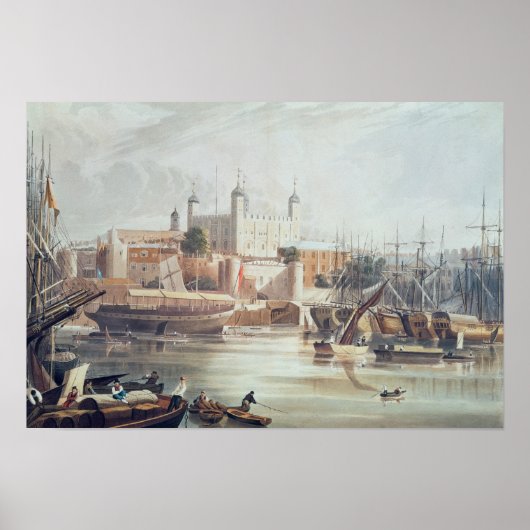 Blick auf den Tower of London Poster (Vorne)