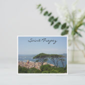 Blick auf den Tropenbaum Postkarte (Stehend Vorderseite)