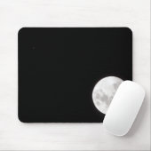 Blick auf den Vollmond, zeigt auch Mars Mousepad (Mit Mouse)