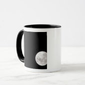 Blick auf den Vollmond, zeigt auch Mars Tasse (Vorderseite Links)