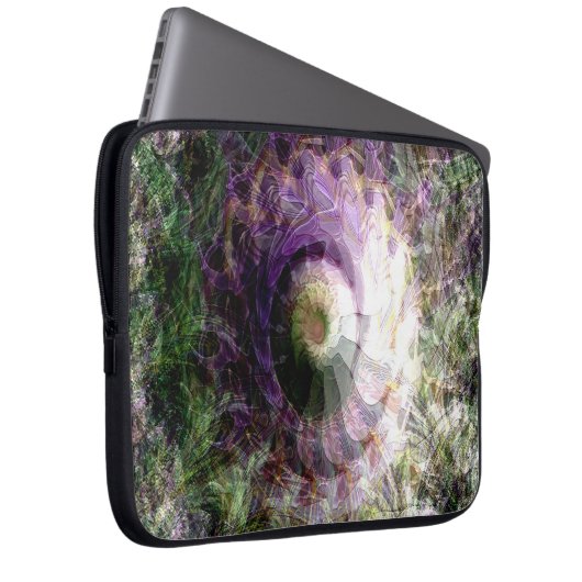 Blick auf den Vulkan...... Laptopschutzhülle (Vorne Rechts)