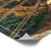 Blick auf den Weg zum Gipfel Poster (Ecke)
