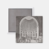 Blick auf den Weizenmarkt und die Cupola Magnet (Vorderseite/Rückseite)