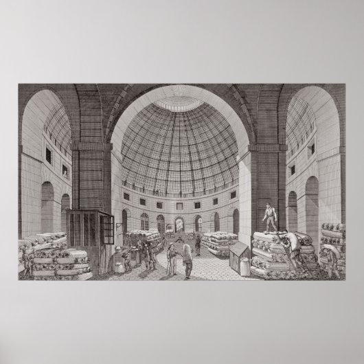 Blick auf den Weizenmarkt und die Cupola Poster (Vorne)