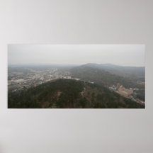 Blick auf den Westberg, Hot Springs, AR