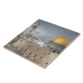 Blick auf den Western Wall Plaza, späten Nachmitta Fliese (Seite)