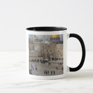 Blick auf den Western Wall Plaza, späten Nachmitta Tasse