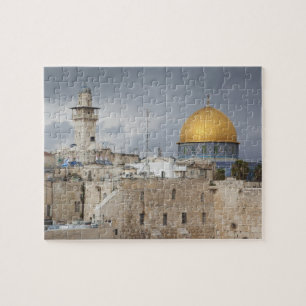 Blick auf den Western Wall Plaza, später Nachmitta Puzzle