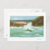 Blick auf den Whirlpool Postkarte (Vorne/Hinten)