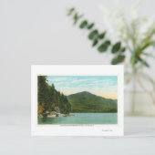 Blick auf den Whiteface Mountain von der Elseninse Postkarte (Stehend Vorderseite)