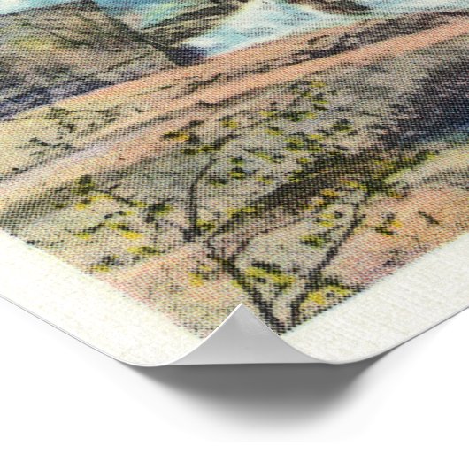 Blick auf den Wilden Cat River und die Jackson Fal Poster (Ecke)