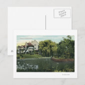 Blick auf den Wildteich Postkarte (Vorne/Hinten)