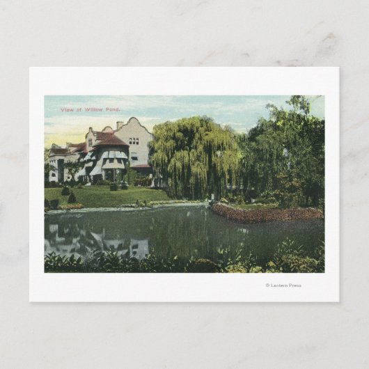 Blick auf den Wildteich Postkarte (Vorderseite)