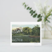 Blick auf den Wildteich Postkarte (Stehend Vorderseite)