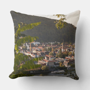 Blick auf die Altstadt von Heidelberg Kissen