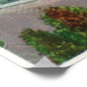 Blick auf die amerikanischen Falls & Coast Poster (Ecke)
