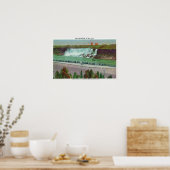 Blick auf die amerikanischen Falls & Coast Poster (Küche)