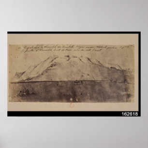 Blick auf die Ausgrabungen der Troy aus dem Westen Poster